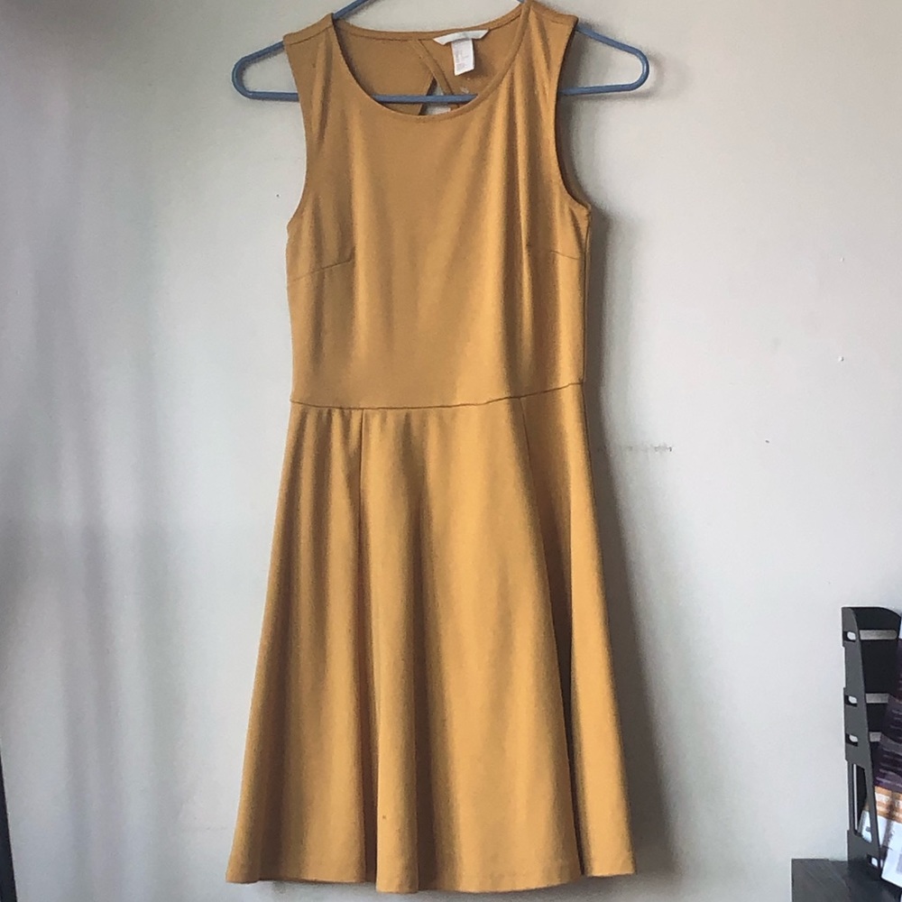 Mustard Yellow Jersey Dress